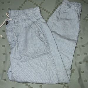 Pinstripe joggers